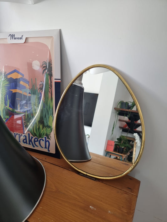 Miroir oeuf en laiton TM