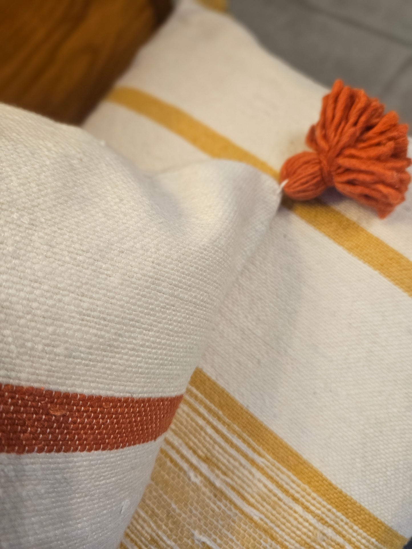 Coussins rayures 60×40