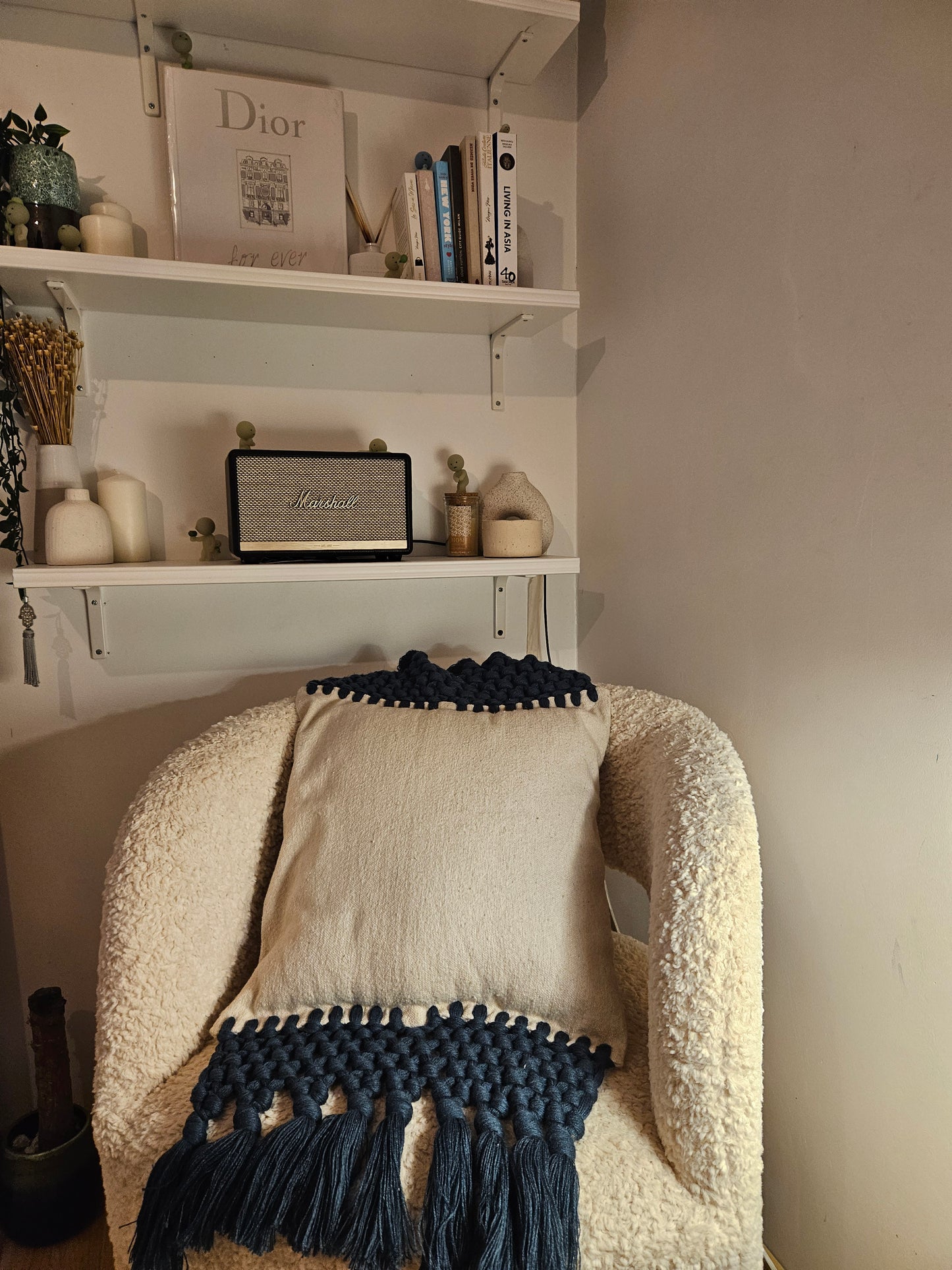 Coussin carré bohème 50×50